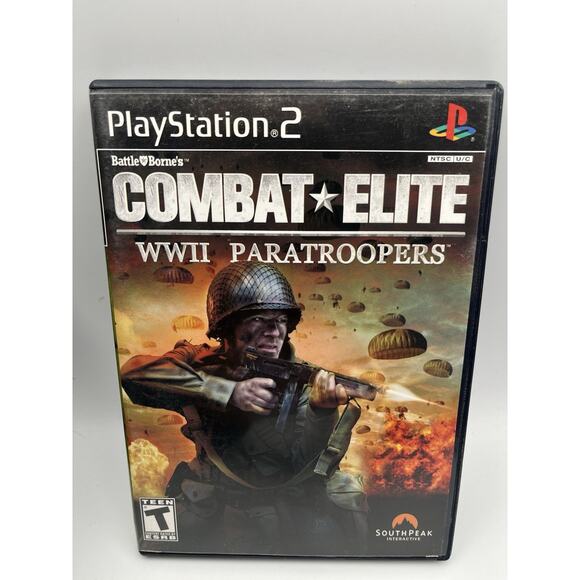 Combat Elite WWII Paratroopers PS2 - TESTED WORKING - CIB - Picture 1 of 9